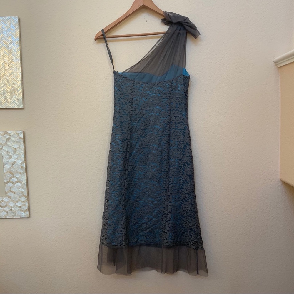 Plenty Frock Tracy Reese Grey Lace Dress - Picture 8 of 10